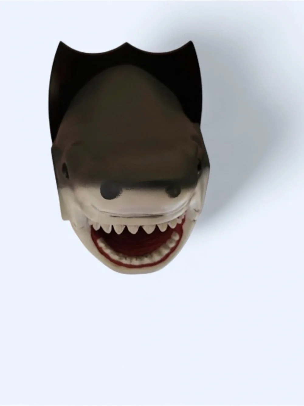 Slim Jim Shark Head Wall Mount with Red Mouth Accent